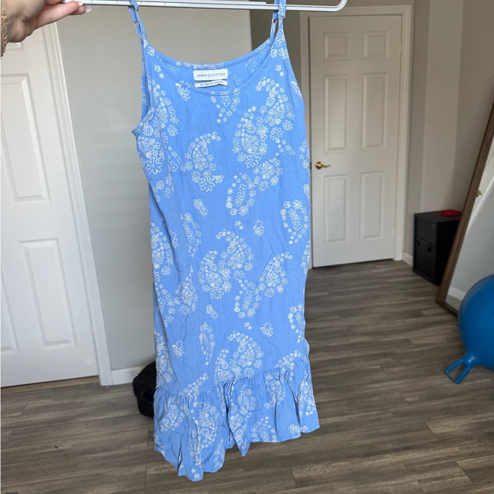 Urban Outfitters Blue Floral Dress